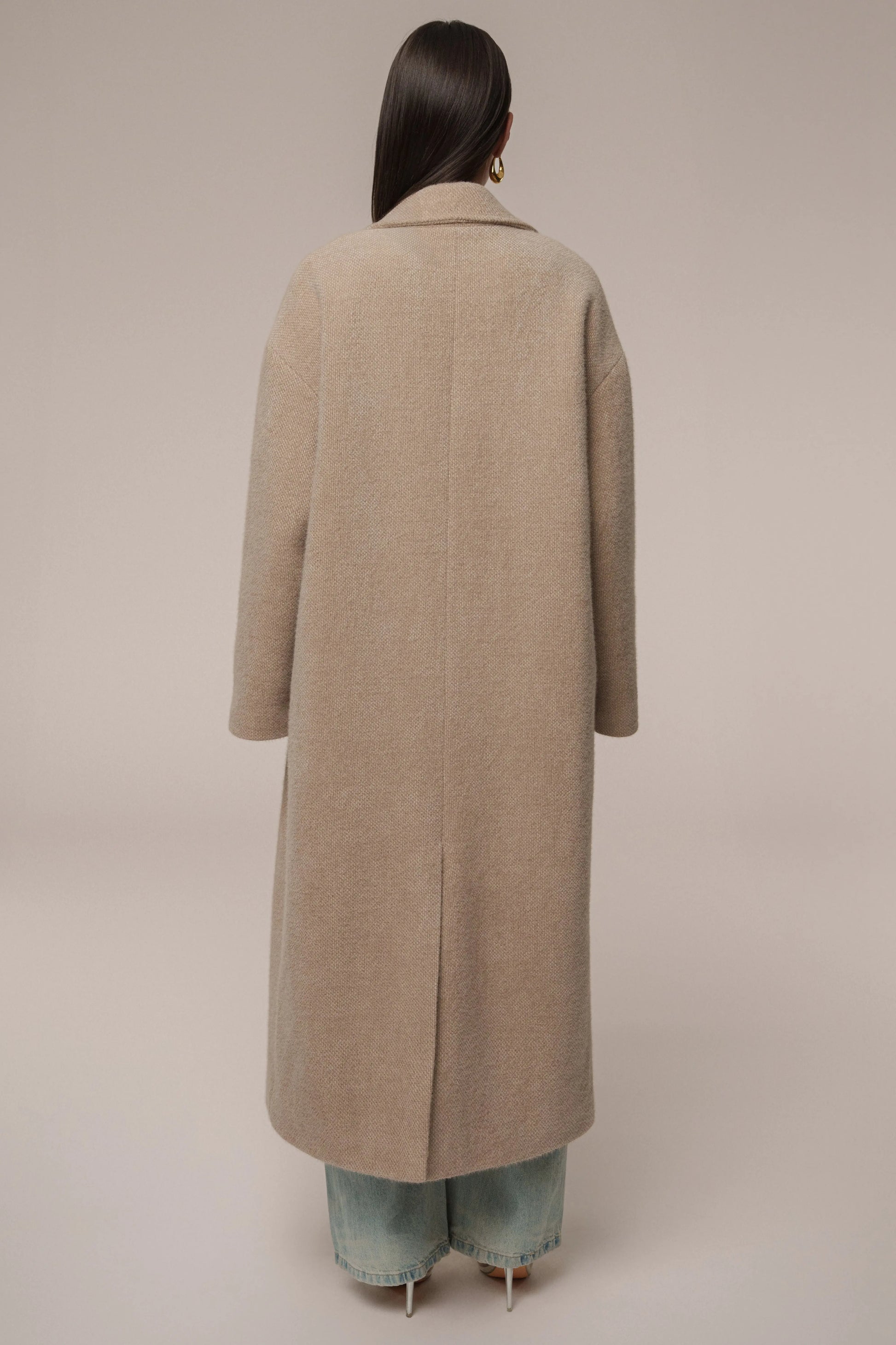 Sand Dion Oversized Coat JLUXLABEL