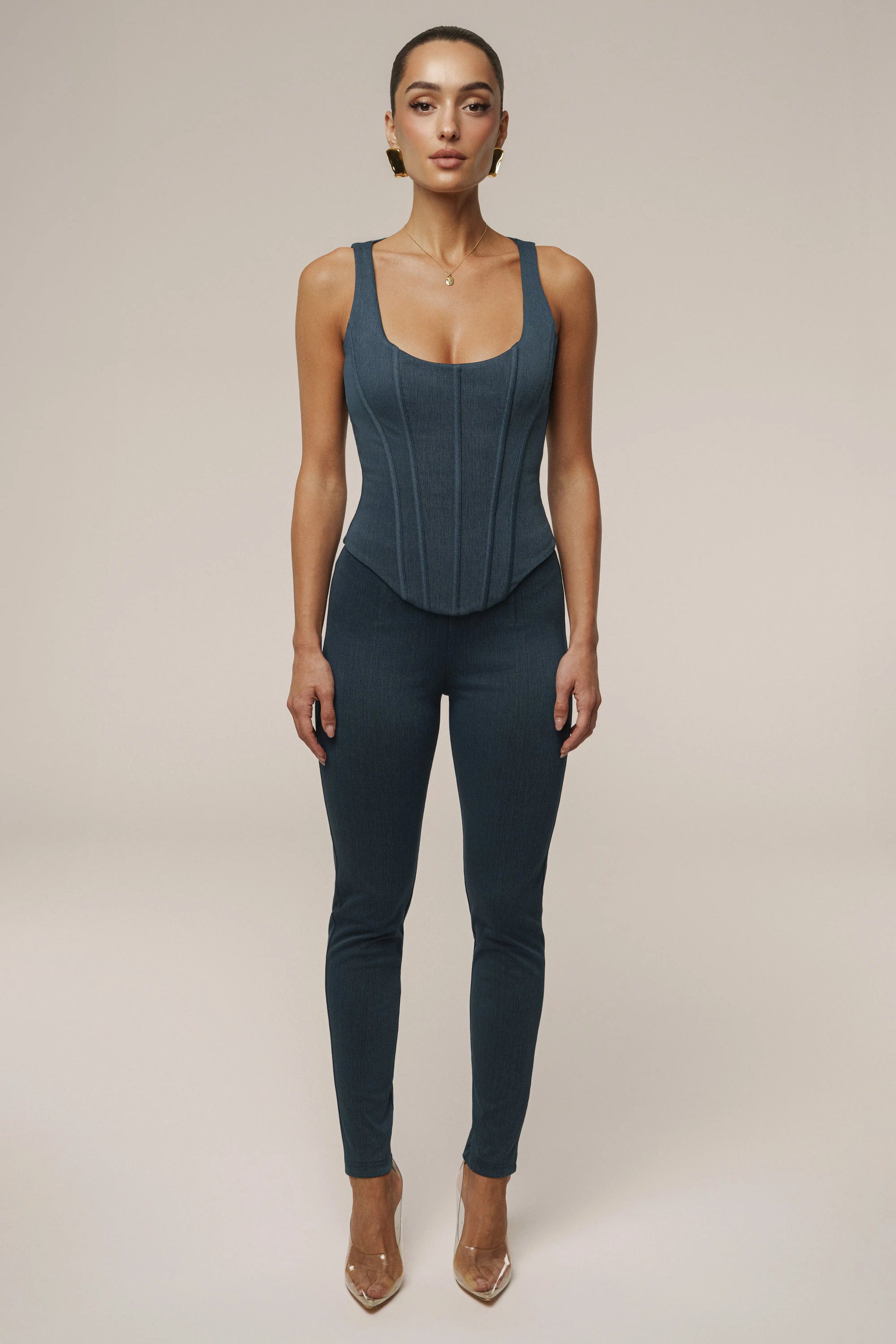 Dark Denim Sierra Corset JLUXLABEL