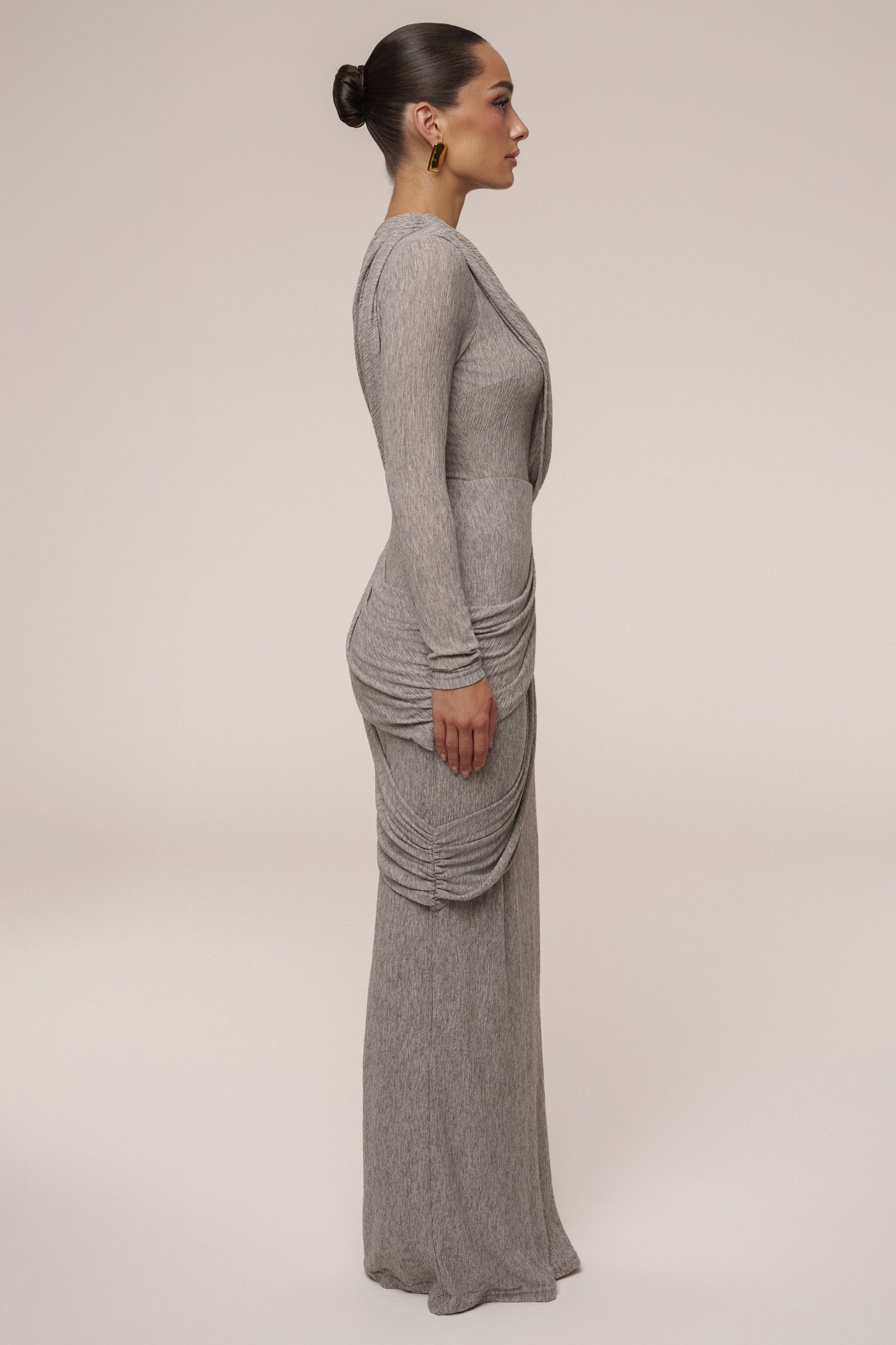 Grey Paradise Hills Maxi Skirt