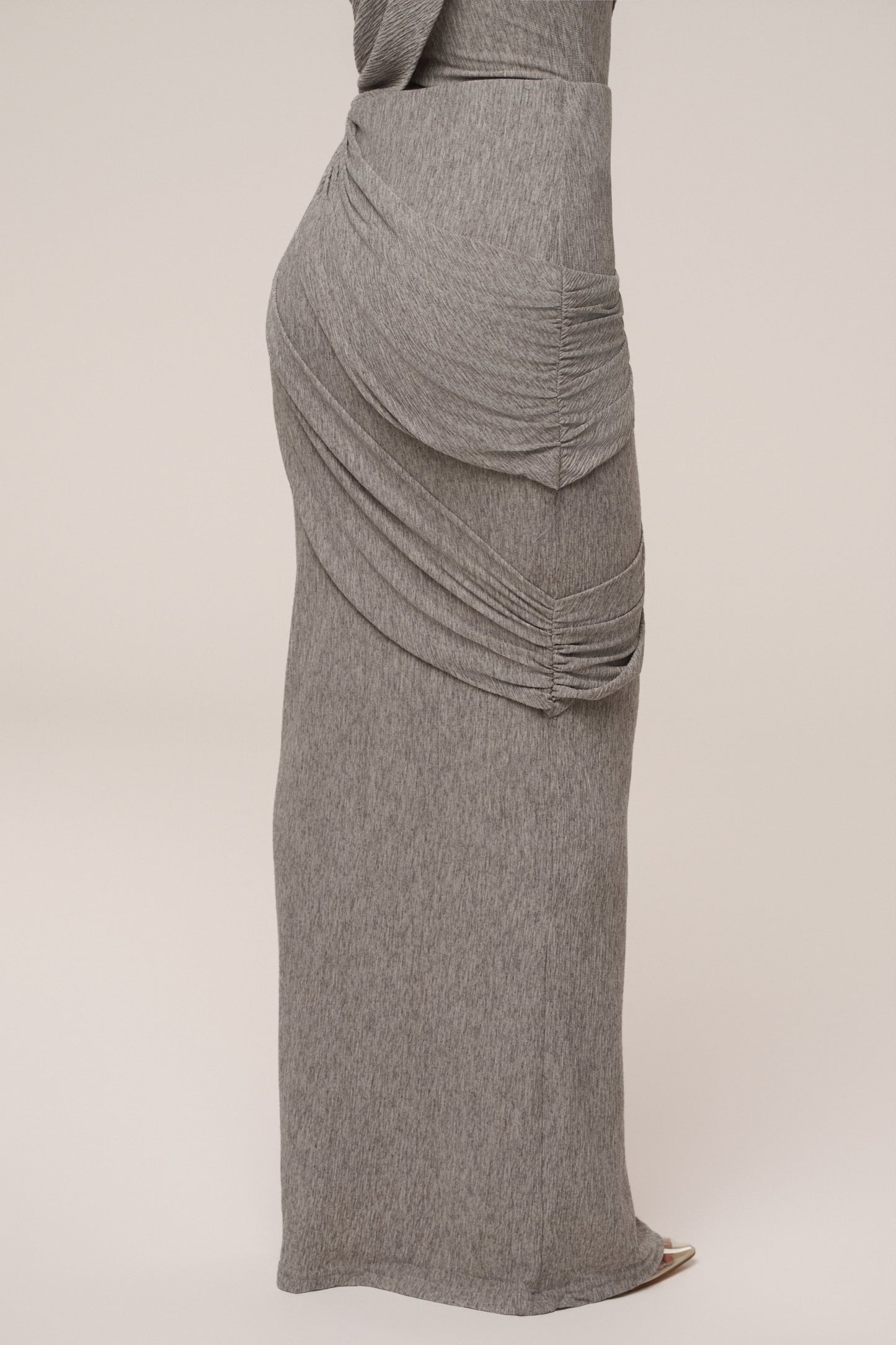 Grey Paradise Hills Maxi Skirt