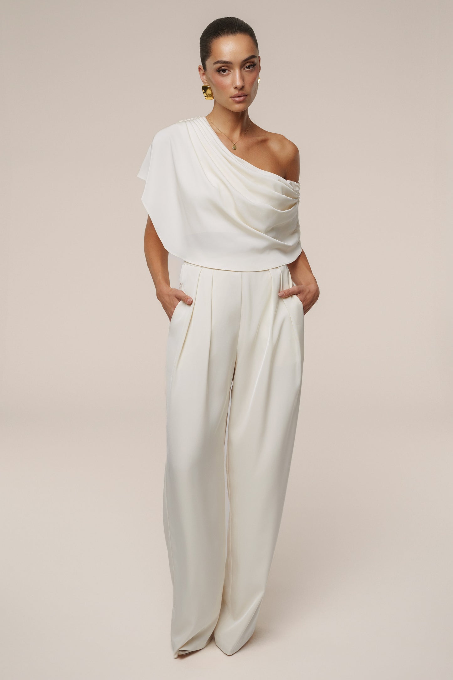 Buttercream Gleam and Glow Satin Top JLUXLABEL