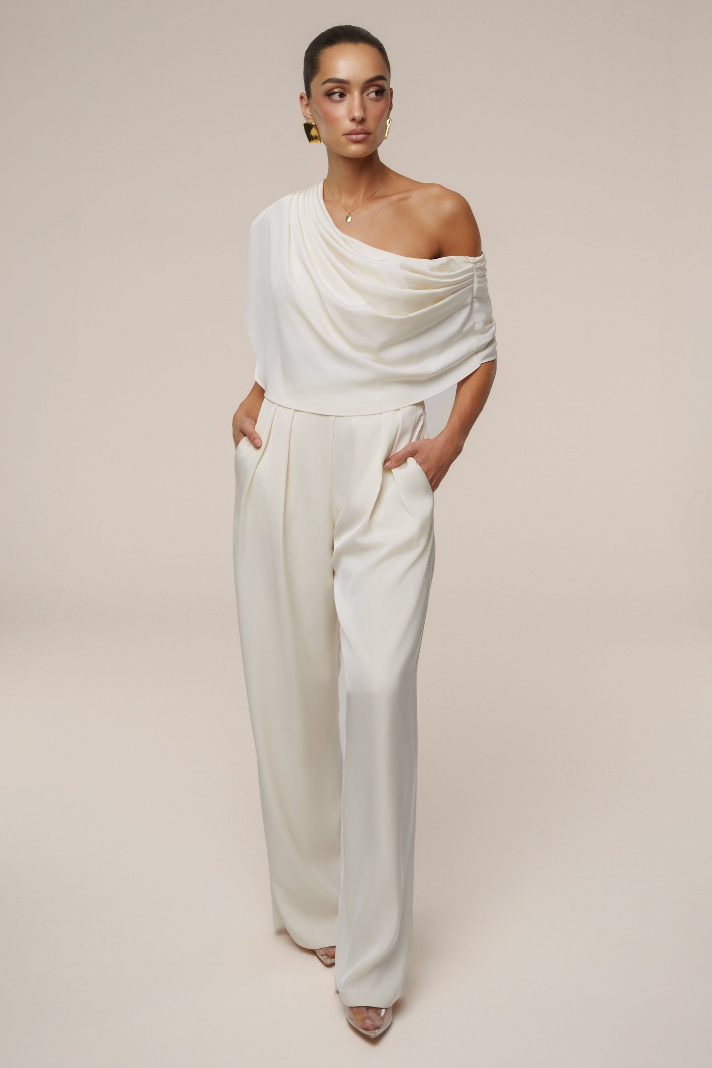 Buttercream Gleam and Glow Satin Top JLUXLABEL
