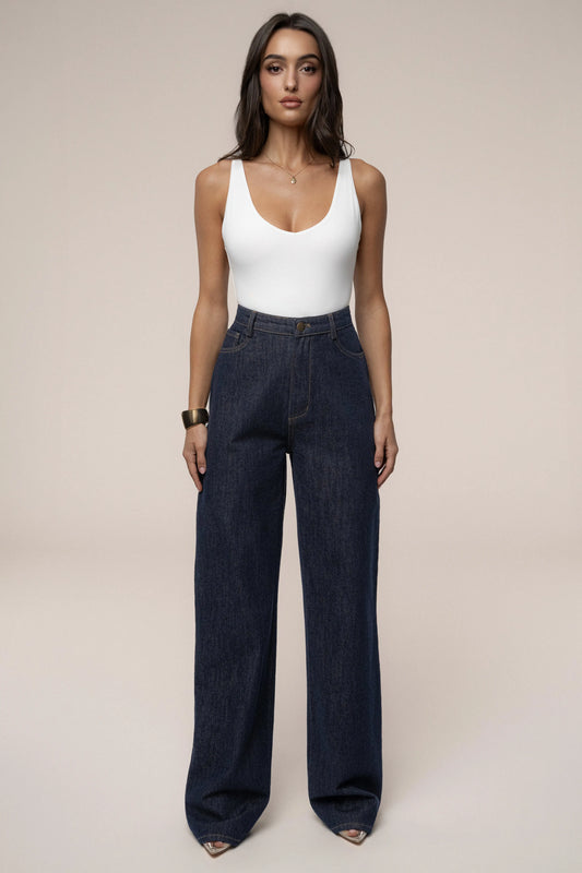 Dark Denim Signature Jean JLUXLABEL