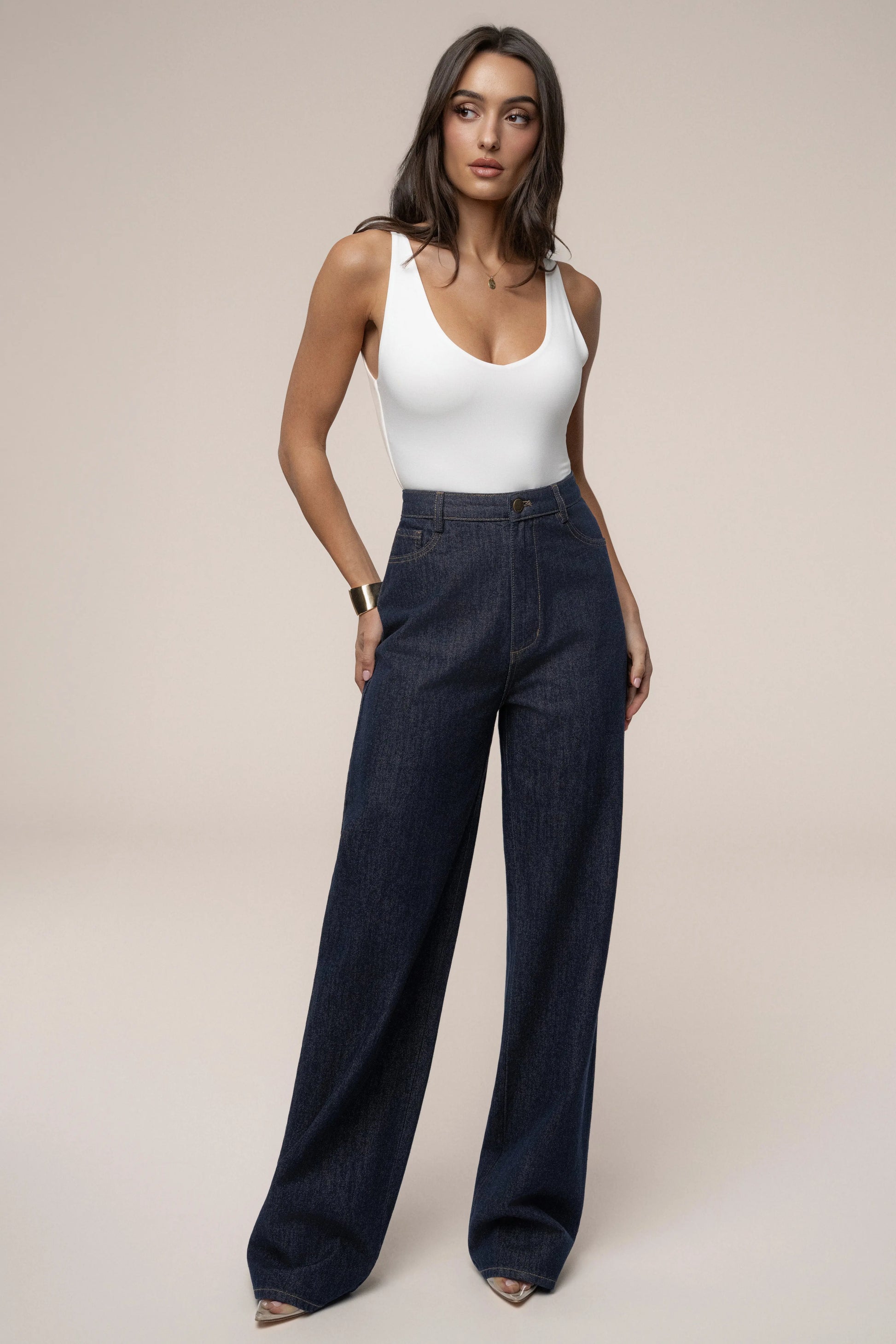 Dark Denim Signature Jean JLUXLABEL