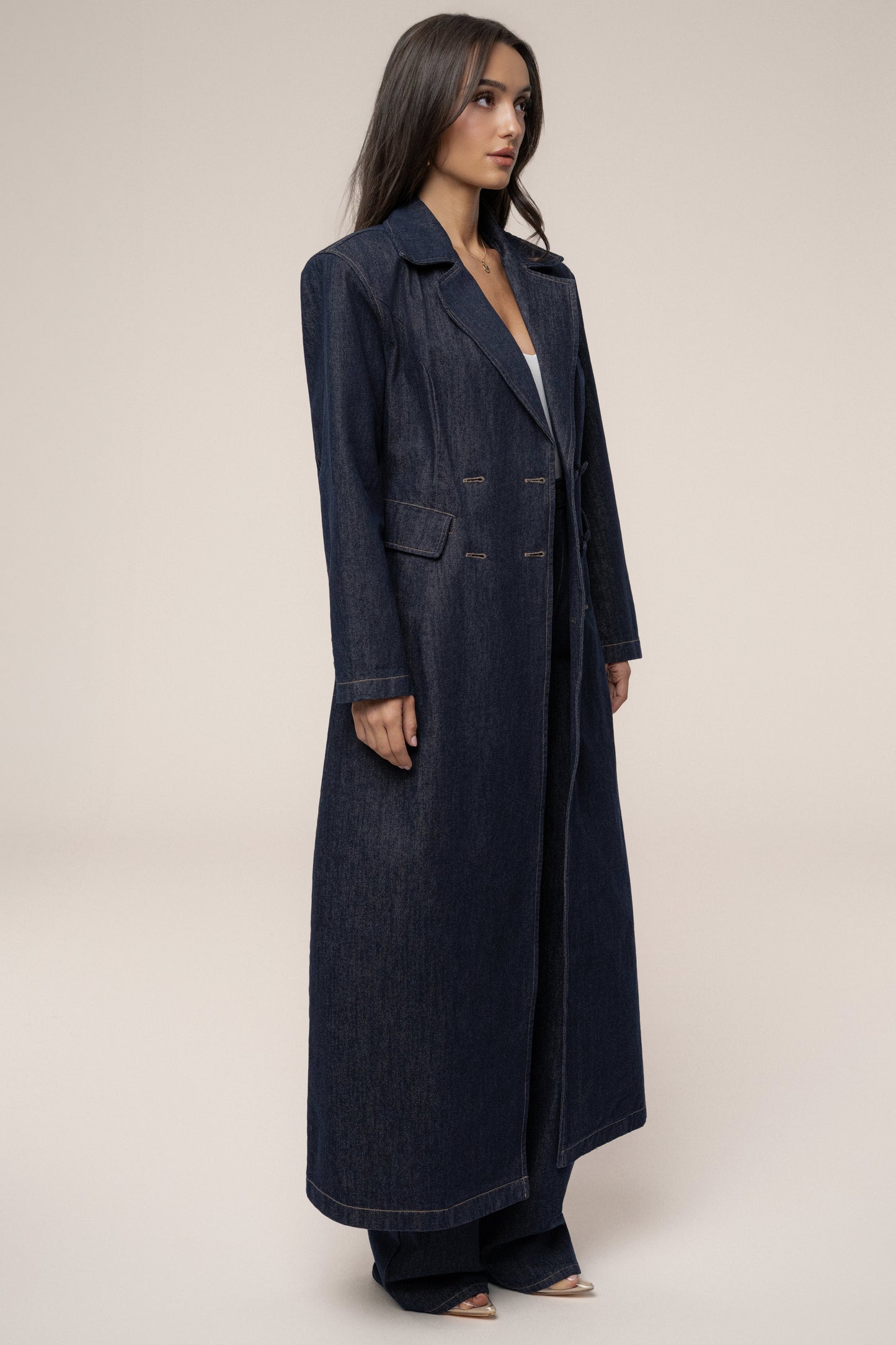 Dark Denim Signature Coat