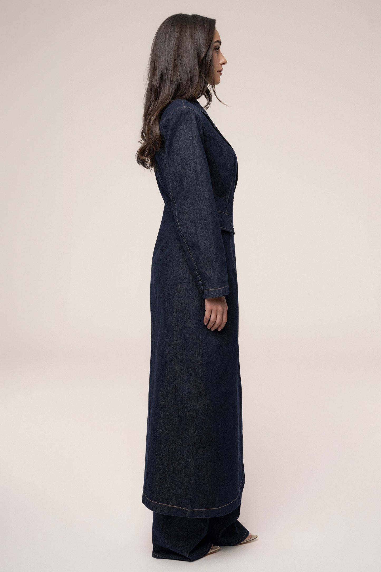 Dark Denim Signature Coat