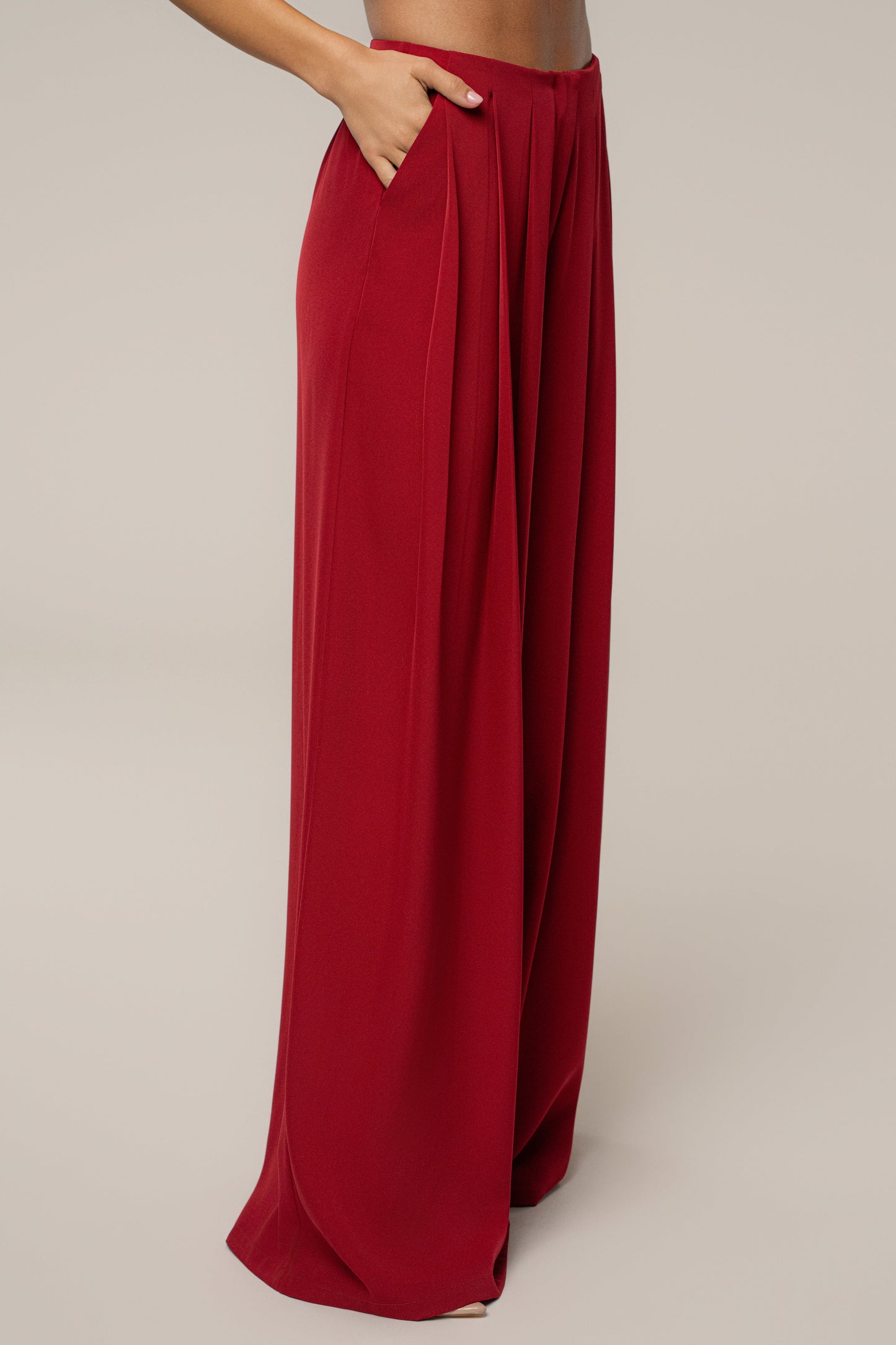 Burgundy Serenade Pant Set JLUXLABEL