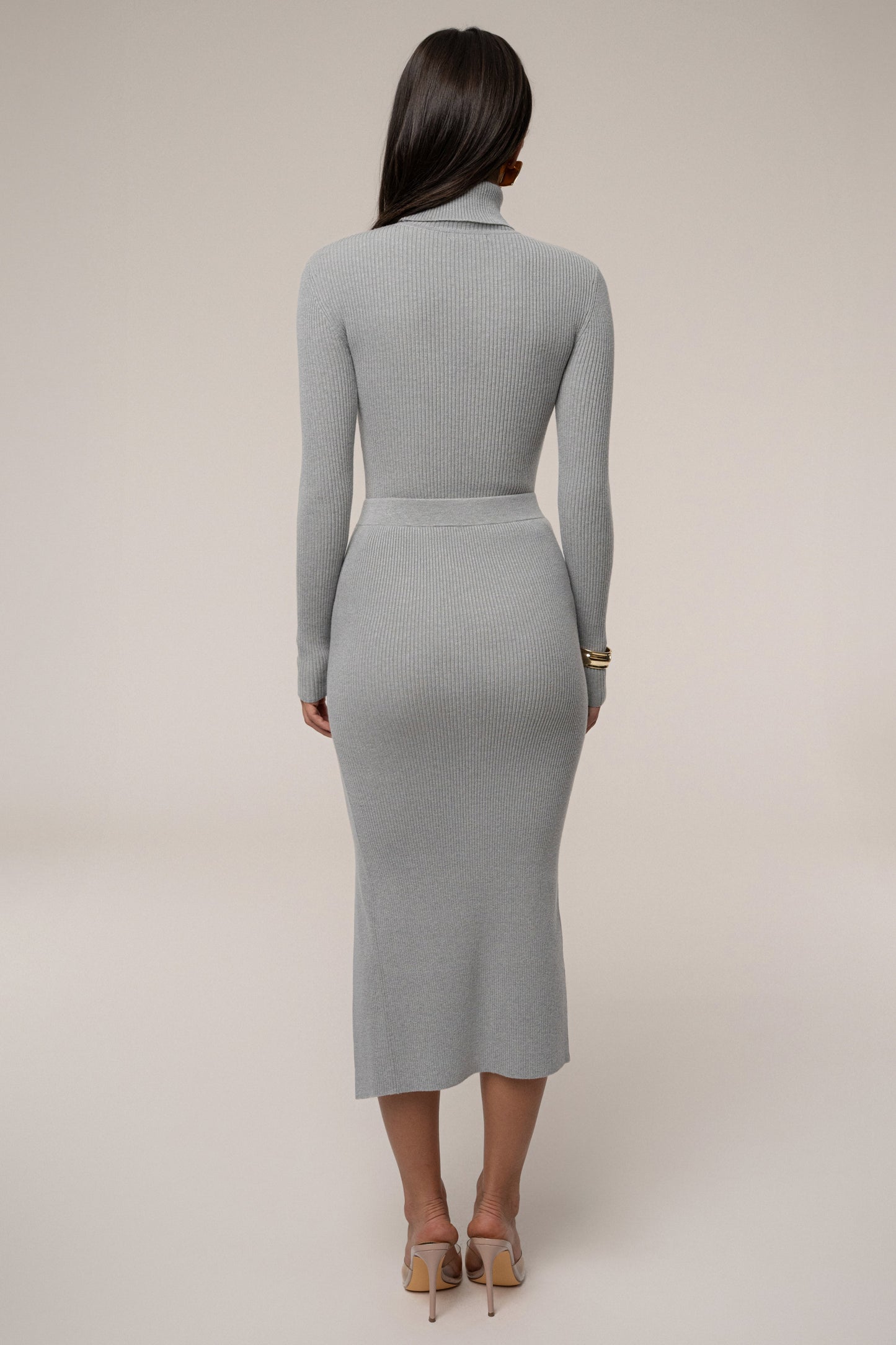 Heather Grey Cardinal Essential Knit Skirt