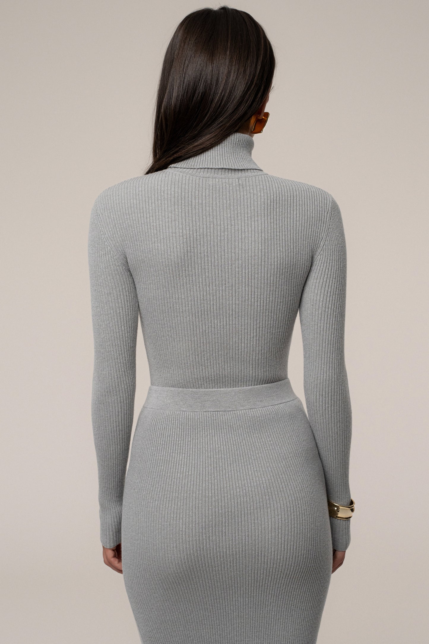 Heather Grey Cardinal Essential Knit Skirt