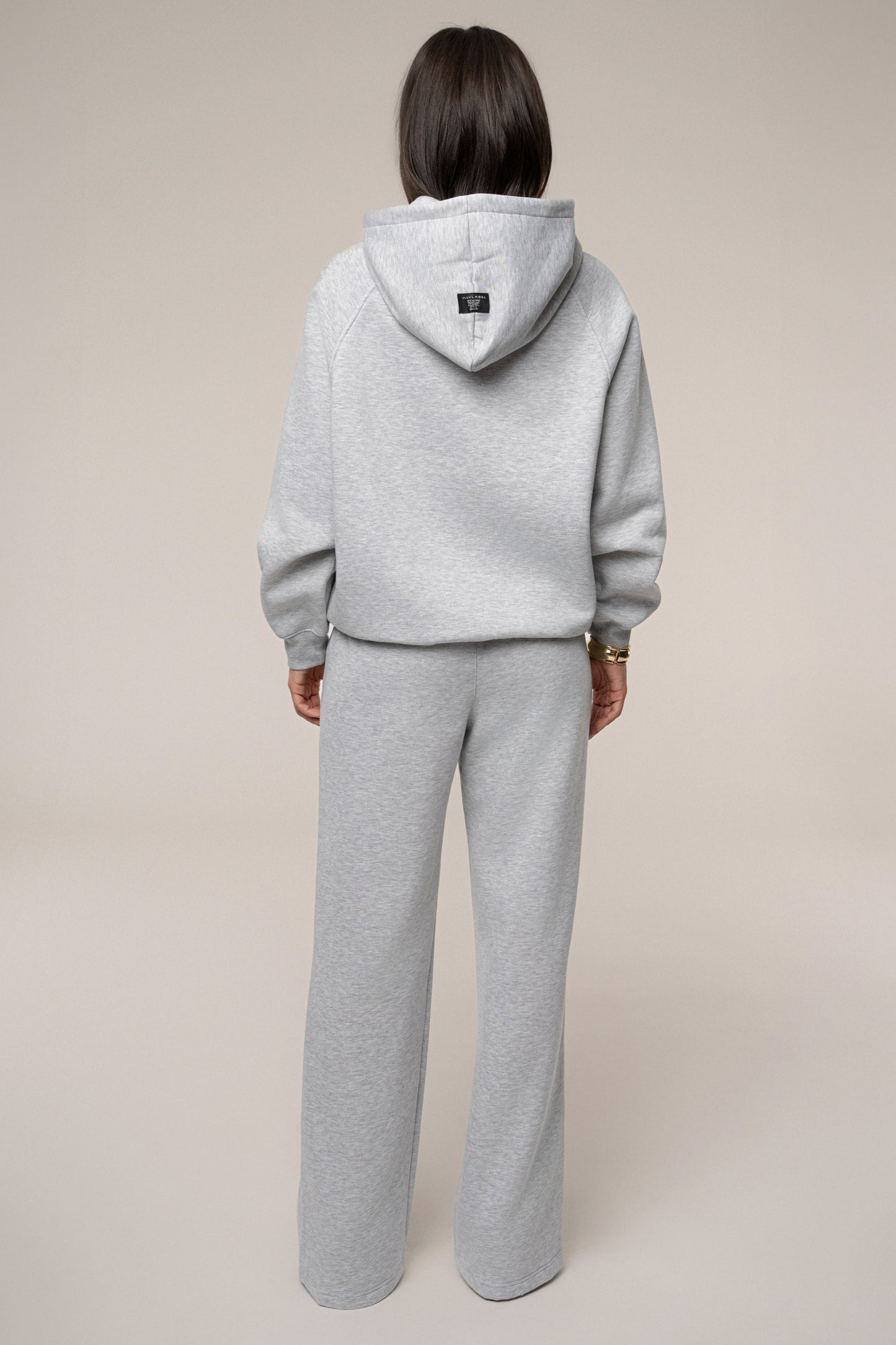 Heather Grey JLUXLABEL Logo Fleece Pants