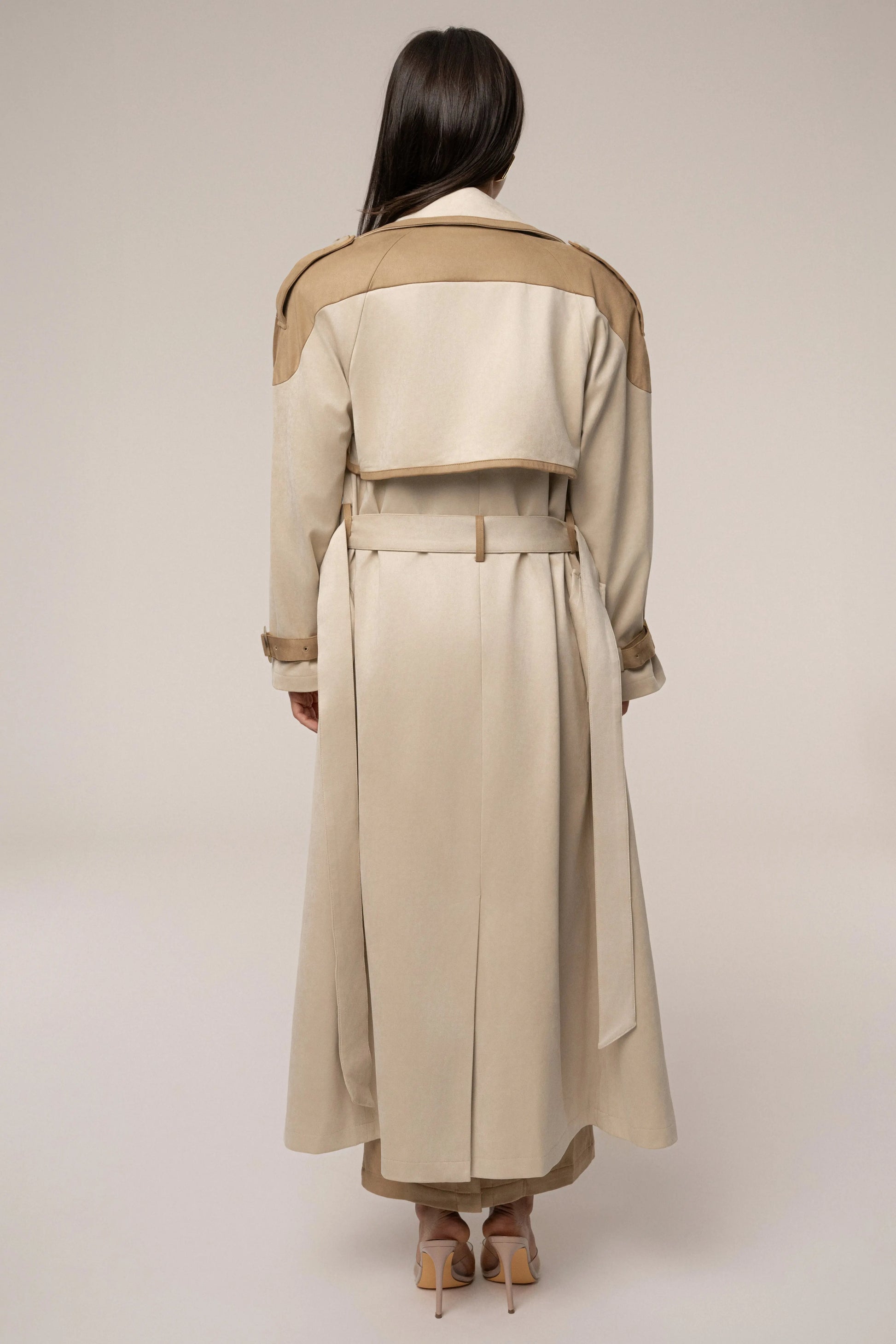 Tan Elite Suede Coat JLUXLABEL