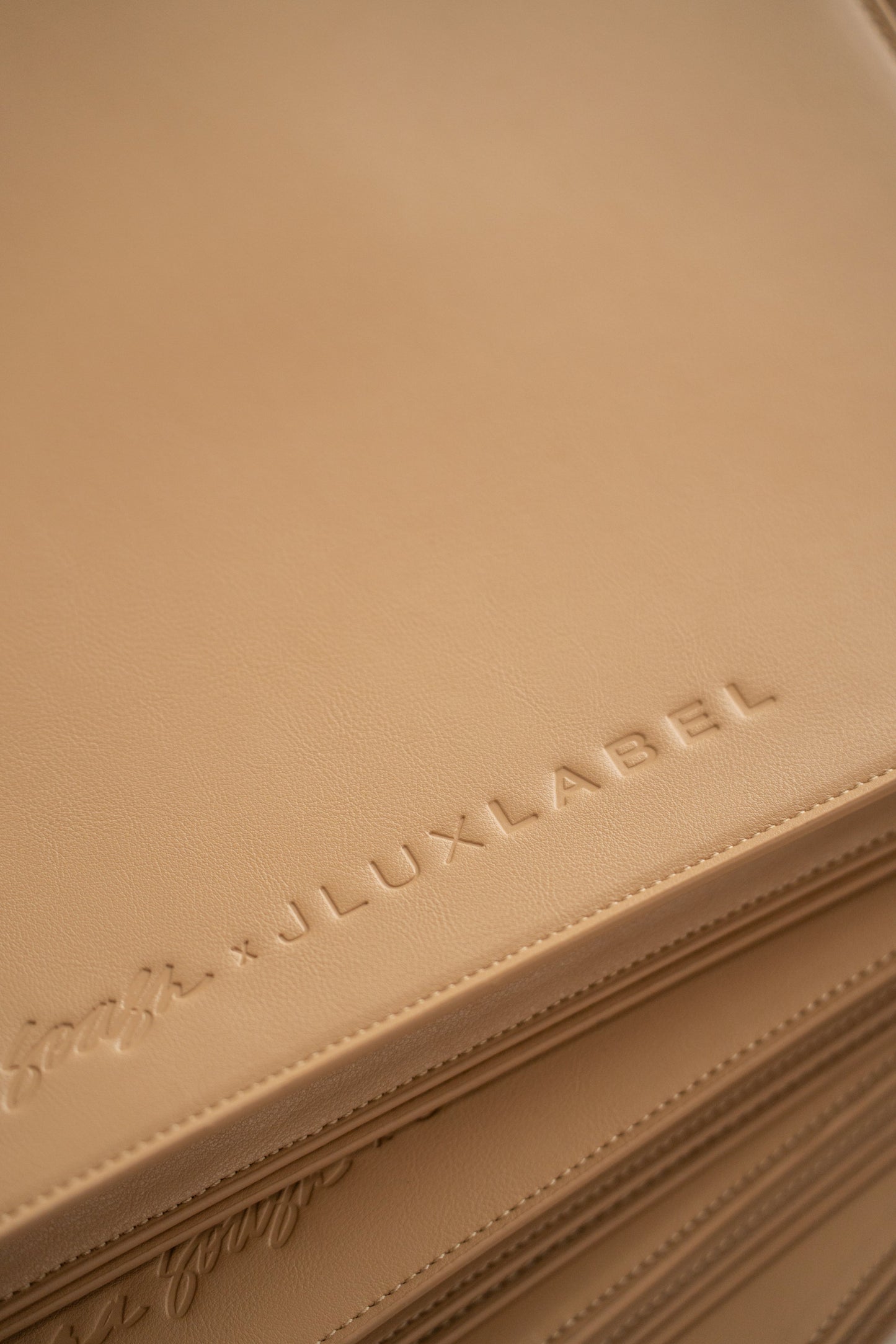 Beige TATIANA SOASH x JLUXLABEL Dreams & Plans Catch All Bag