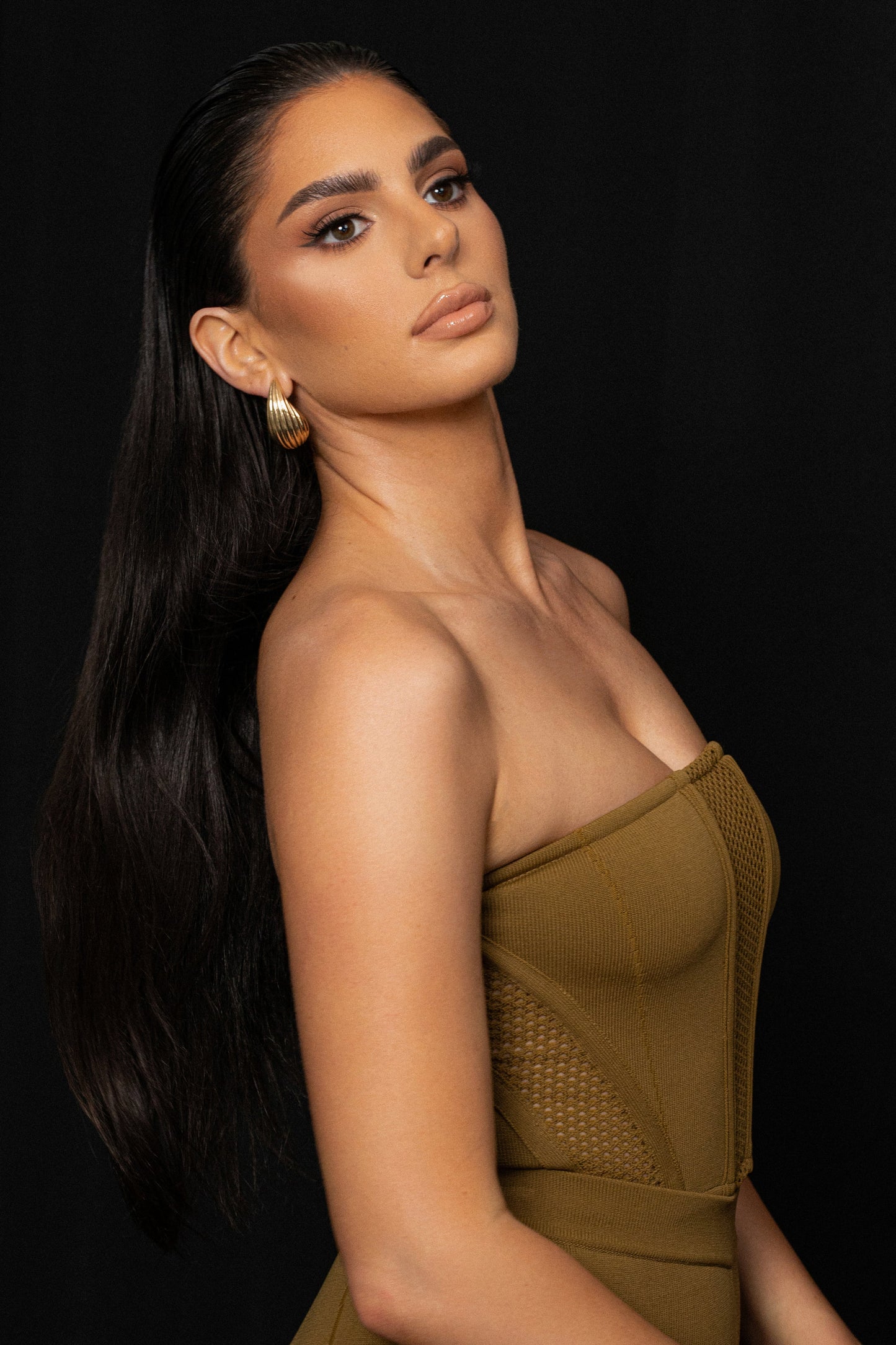 Olive Freda Knit Bustier