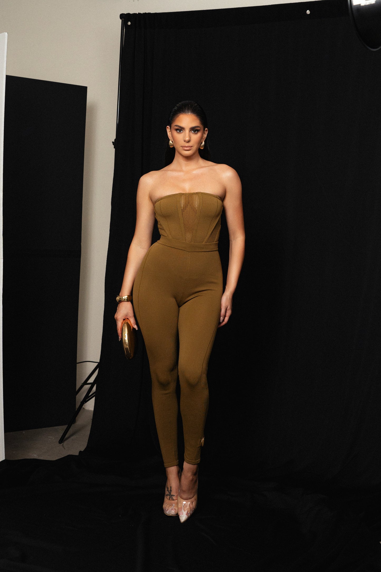 Olive Freda Knit Bustier