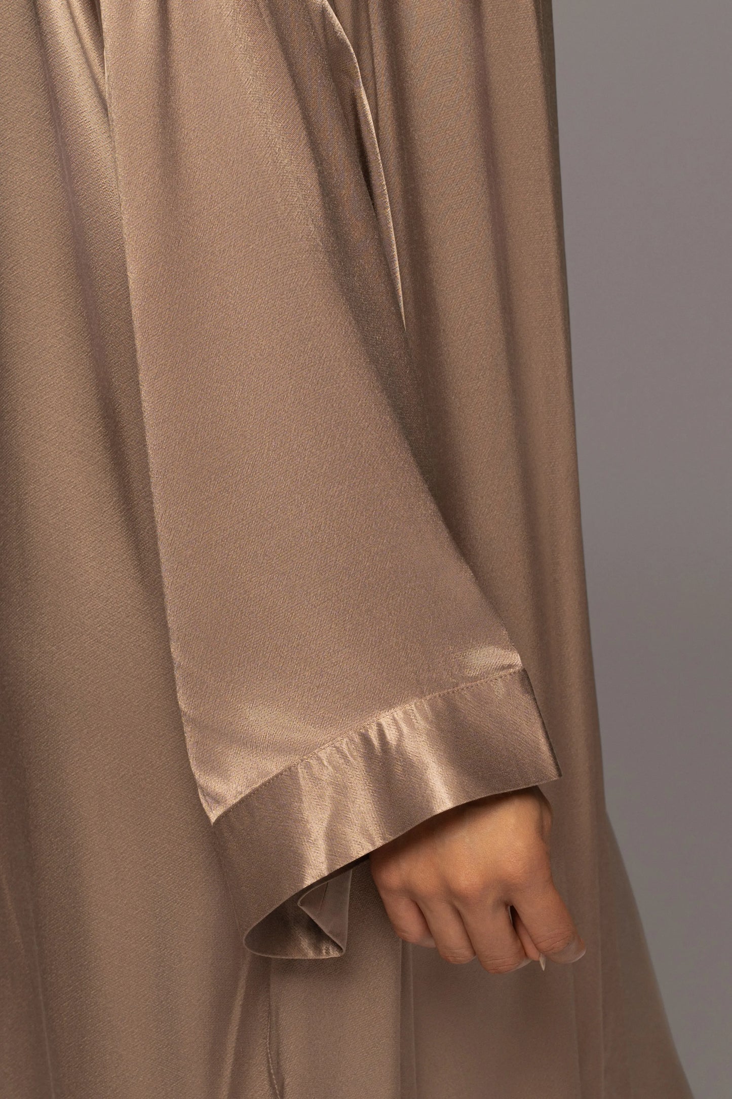 Bronze Forever And Always Satin Robe JLUXLABEL