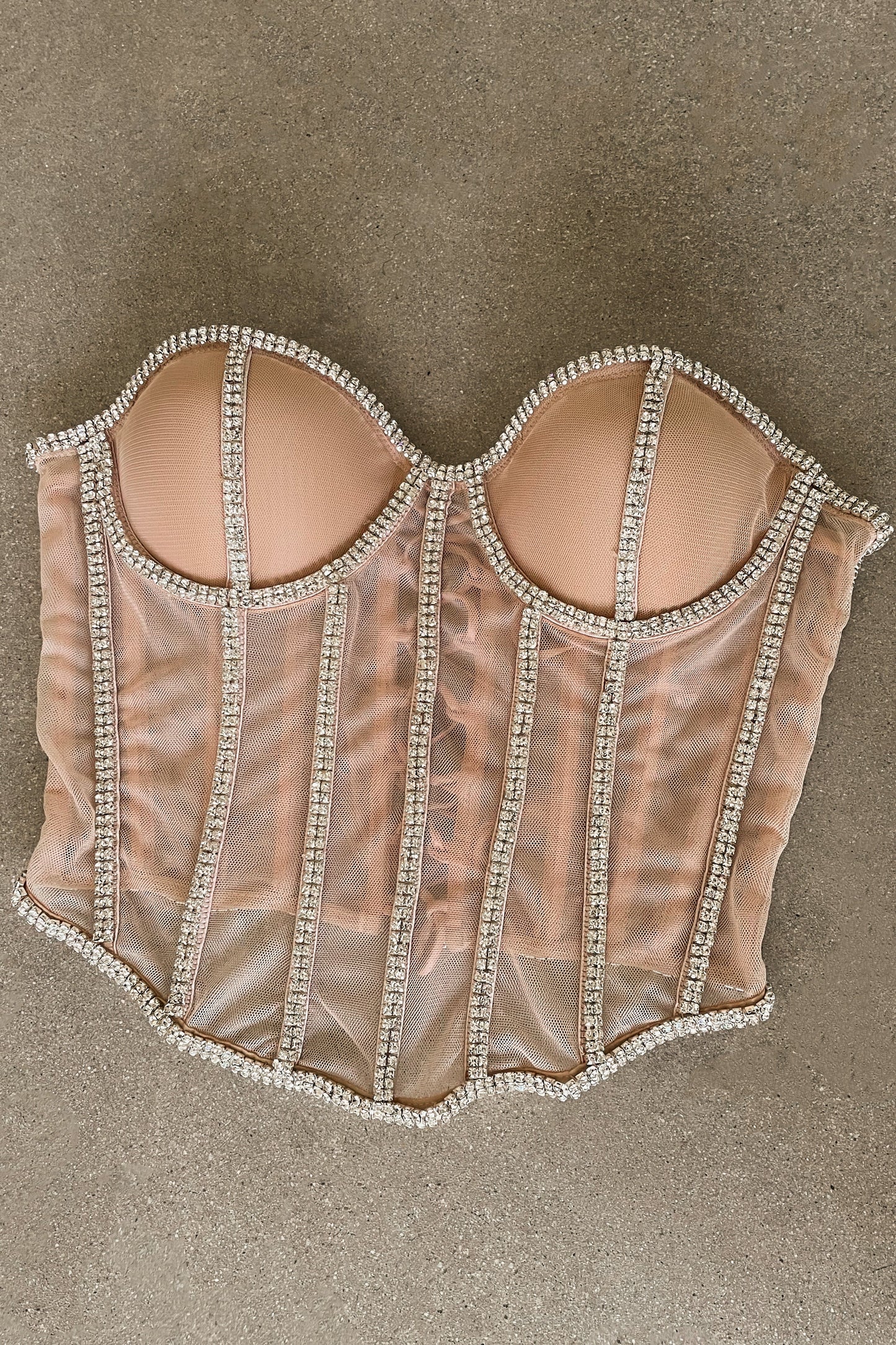 Light Limited Edition Rhinestone Crystal Corset